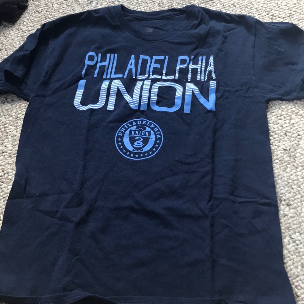 philadelphia union blue t shirt